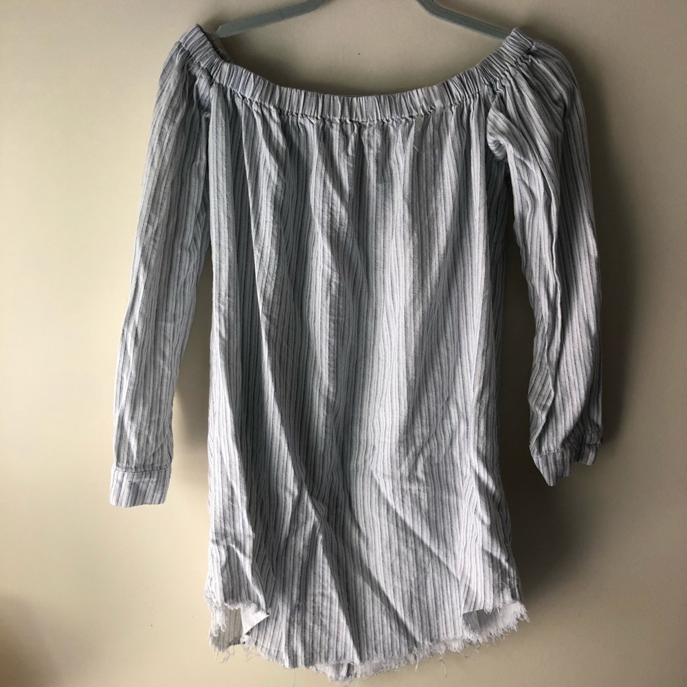 nordstrom rack off the shoulder shirt/dress